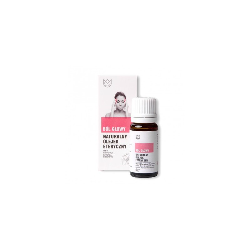 Olejek eteryczny Ból Głowy 10ml Naturalne Aromaty mięta grapefruit lawenda rozmaryn