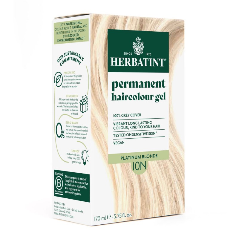 Trwała farba Herbatint Platynowy Blond 10N