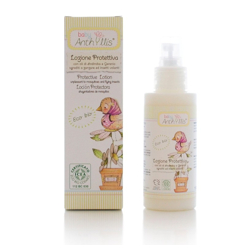 Balsam ochronny dla dzieci z olejkami andiroba i geranium niepożądanymi przez komary i owady latające 100ml Baby Anthyllis