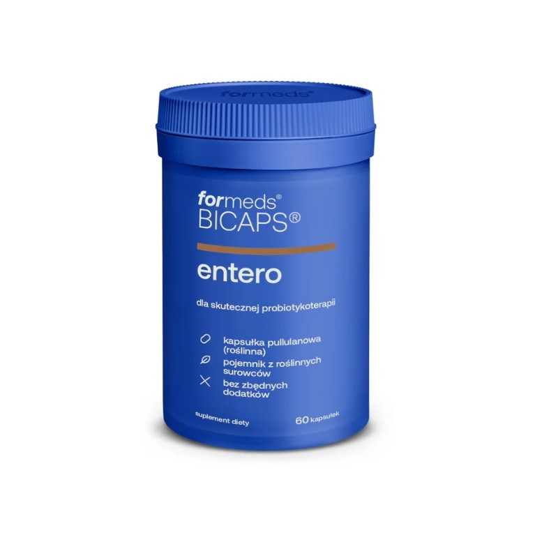 Entero 60 kaps. Formeds probiotyk Saccharomyces boulardii