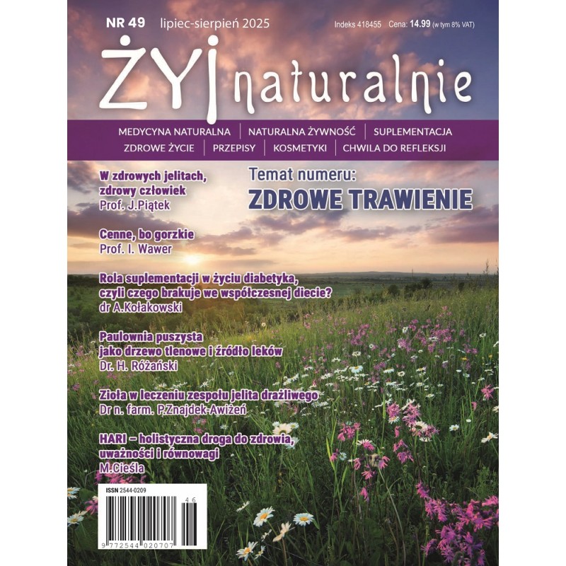 Czasopismo "Żyj Naturalnie" lipiec-sierpień 2025 nr 49