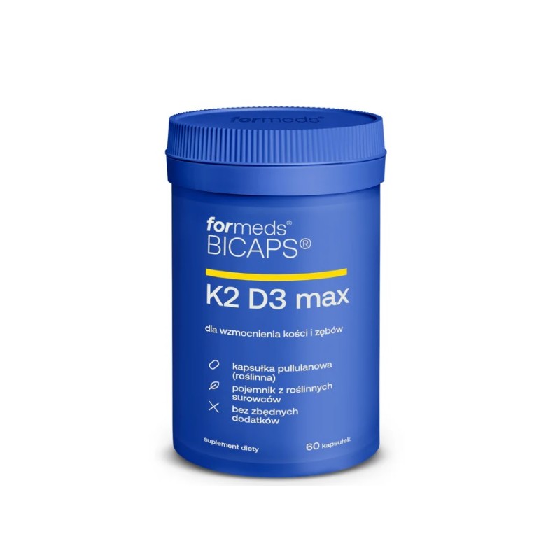 Witamina K2 D3 MAX 60 kaps. Formeds mikrokapsułkowany menahinon-7