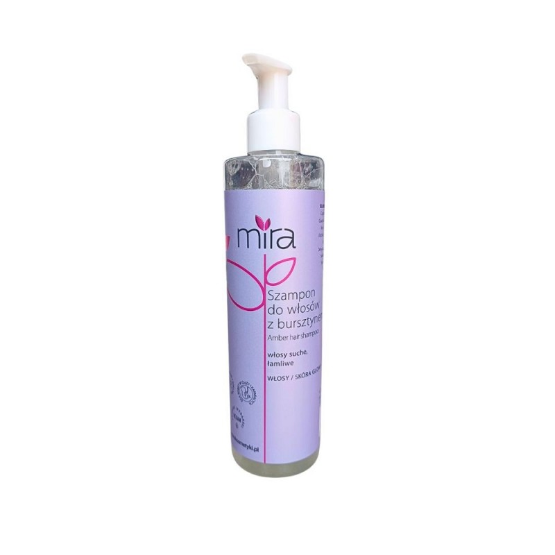 Szampon do włosów z bursztynem 300ml Mira
