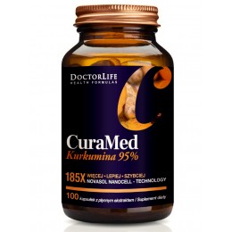 CuraMed kurkumina 95% 60 kaps. DoctorLife Curcuma longa kurkuminoidy