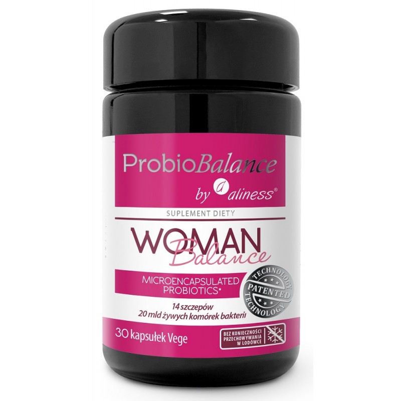 PROBIO BALANCE WOMAN 30 KAPSUŁEK VEGE ALINESS PROBIOTYK
