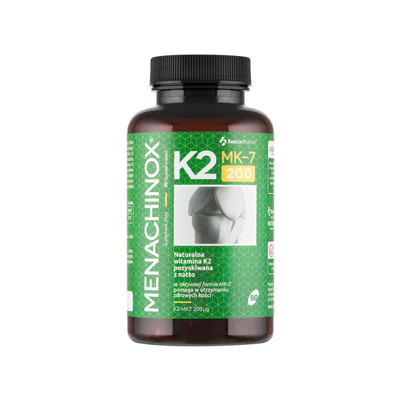 Menachinox Witamina K2 MK-7 200 - 90 kaps. Xenico Pharma menachinon 7