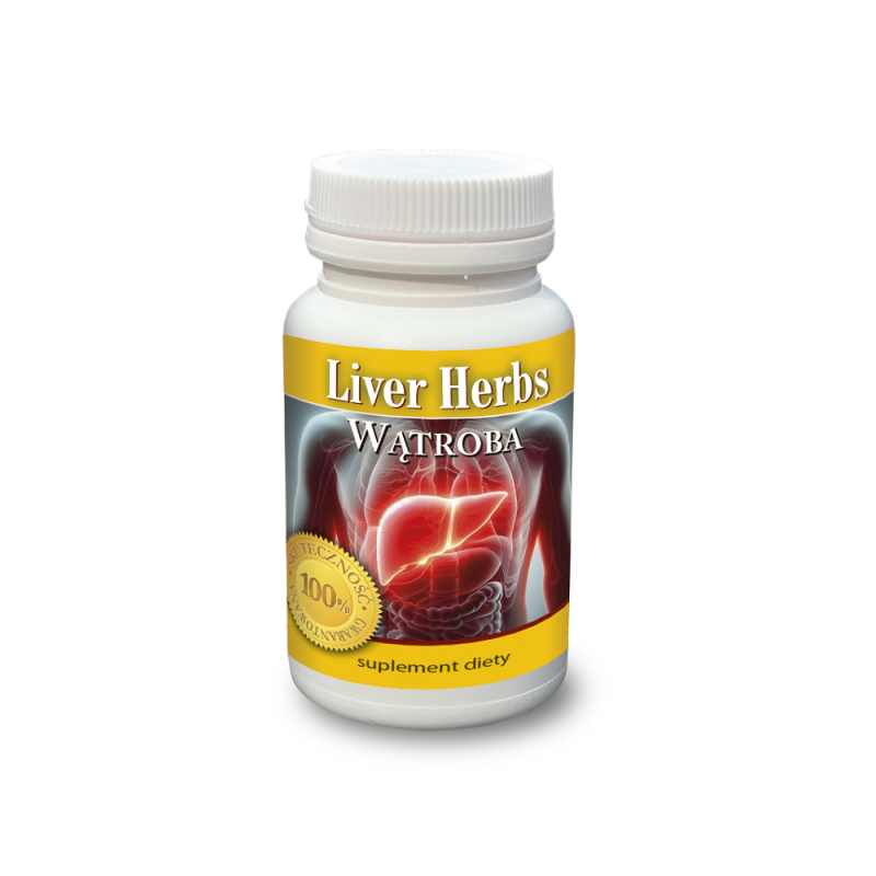 Liver Herbs 60 kaps. Inwent Herbs ostropest kłącze kurkumy mniszek cykoria cytryniec rzepik drapacz