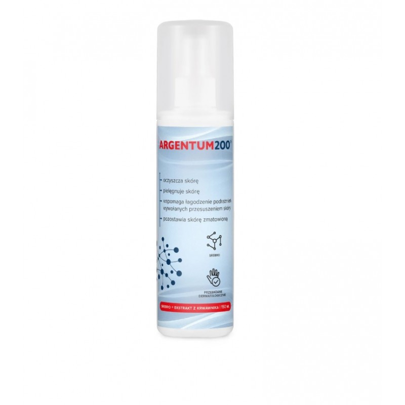 Srebro Argentum200 w aerozolu 150ml Aura Herbals