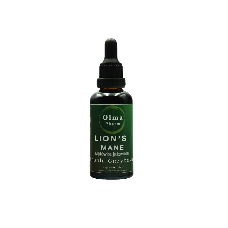 Lion`s Mane - krople grzybowe 50ml soplówka jeżowata Hericium erinaceus