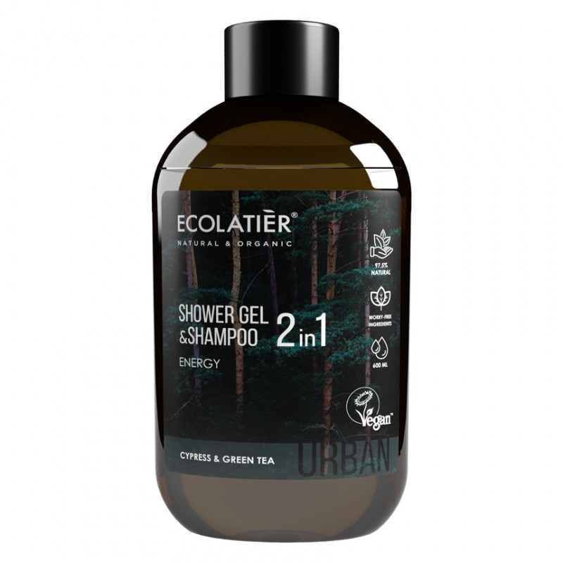 Żel pod prysznic 2w1 600ml ECOLATIER URBAN