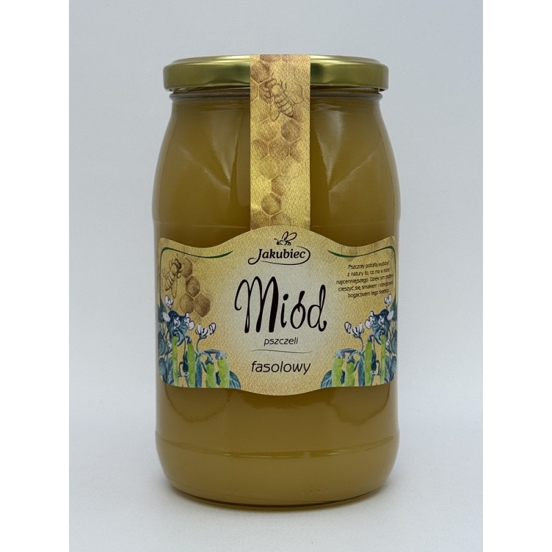 Miód fasolowy 1200 g Jakubiec miód nektarowy