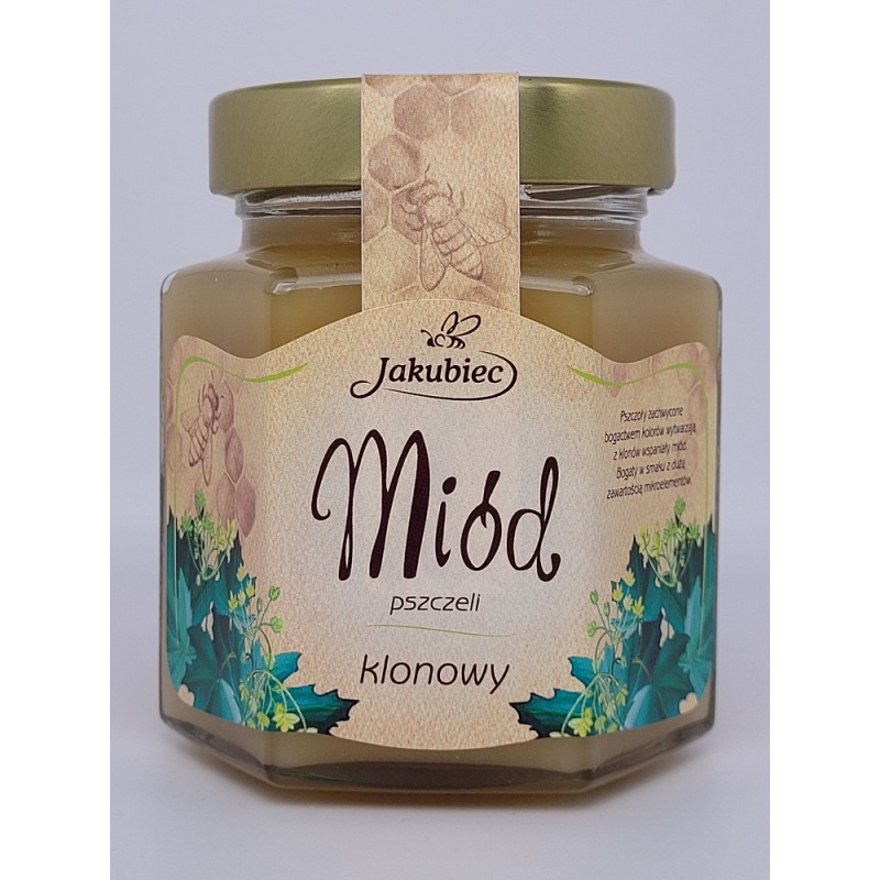 Miód klonowy 400 g Jakubiec miód nektarowy