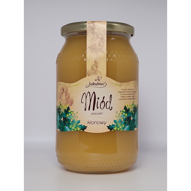 Miód klonowy 1200 g Jakubiec miód nektarowy