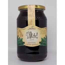 Miód spadziowy z drzew iglastych 1200 g Jakubiec