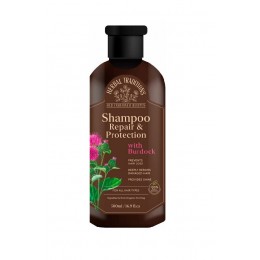 Szampon do włosów regenerujący i ochronny z łopianem 500 ml Herbal Traditions