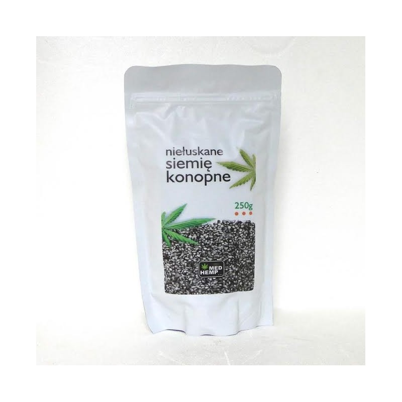 Nasiona konopi 250g Niełuskane siemię konopi 
