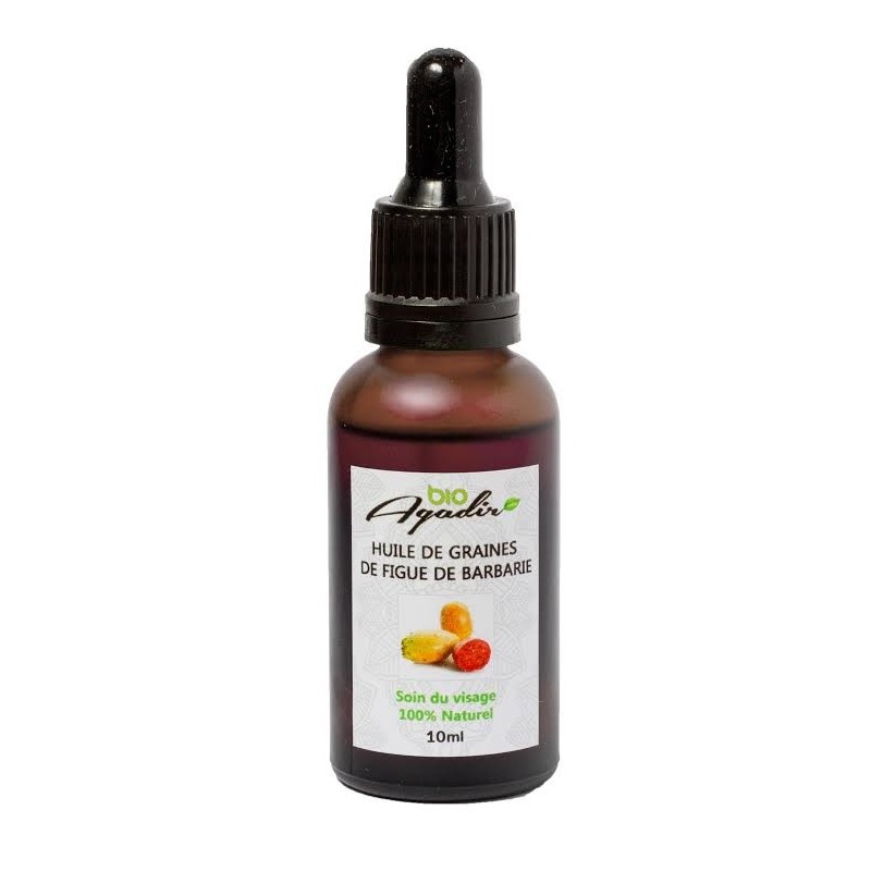Naturalny olej z opuncji figowej 100% olej z opuncji figowej BioAgadir 30 ml 