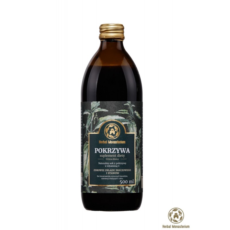 Naturalny sok z pokrzywy 500ml Herbal Monasterium 