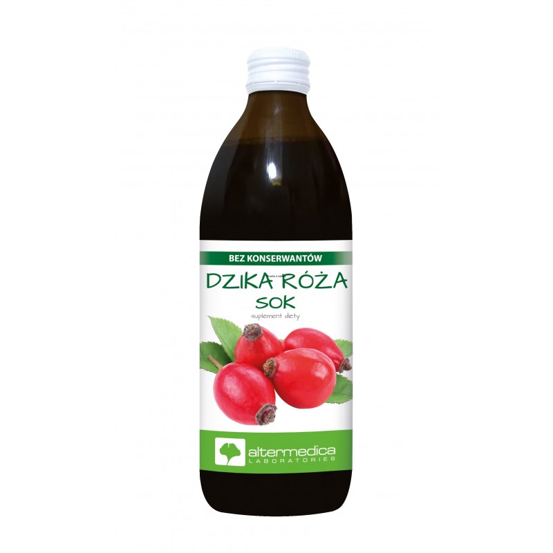 Sok DZIKA RÓŻA 500 ml Alter Medica
