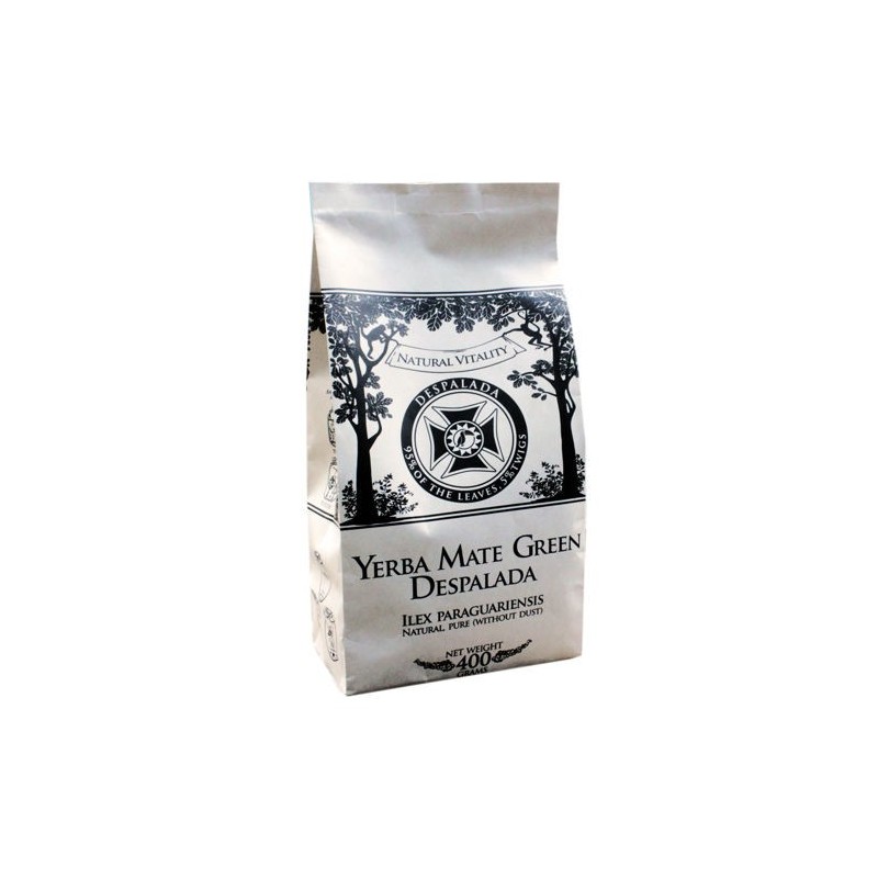Yerba Mate Mate Green Despalada Moc Czystych Listków 400g ODPYLONA