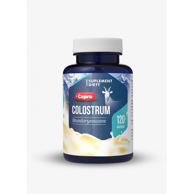 Colostrum Capra 500mg 120 kapsułek Hepatica Colostrum Kozie