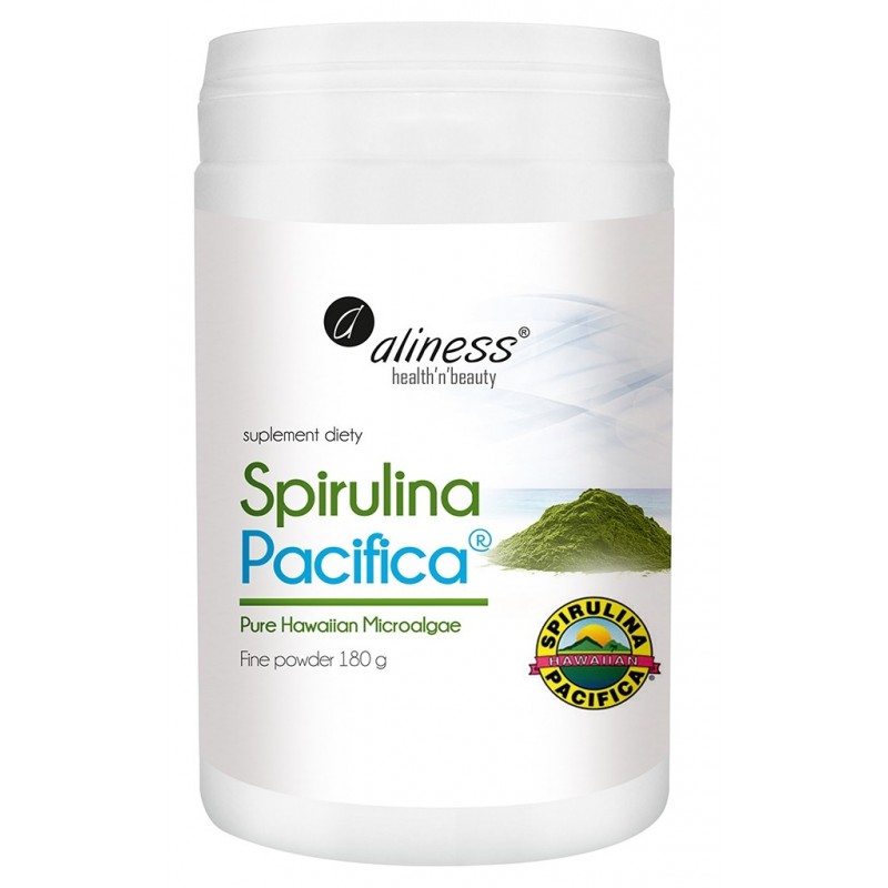 Spirulina Hawajska Pacyfica® proszek 180g Aliness