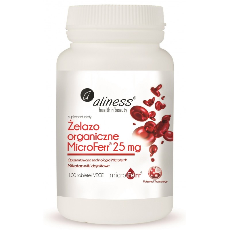Żelazo organiczne MicroFerr® 25 mg Aliness