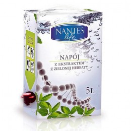 Nantes life Napój z ekstraktem zielonej herbaty na bazie wody plazmowanej