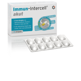 Immun-Intercell akut 20 kapsułek probiotyk prebiotyk witamina C D cynk selen