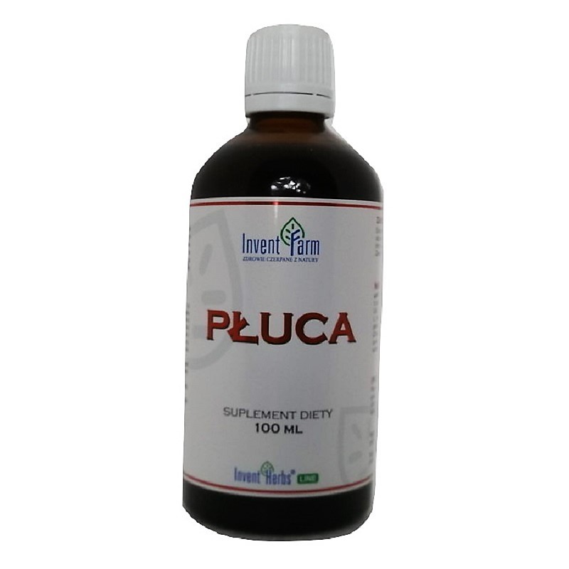 Płuca 100 ml Invent Farm Eukaliptus Babka Lancetowata Mięta Pieprzowa Imbir Pieprz Cayene