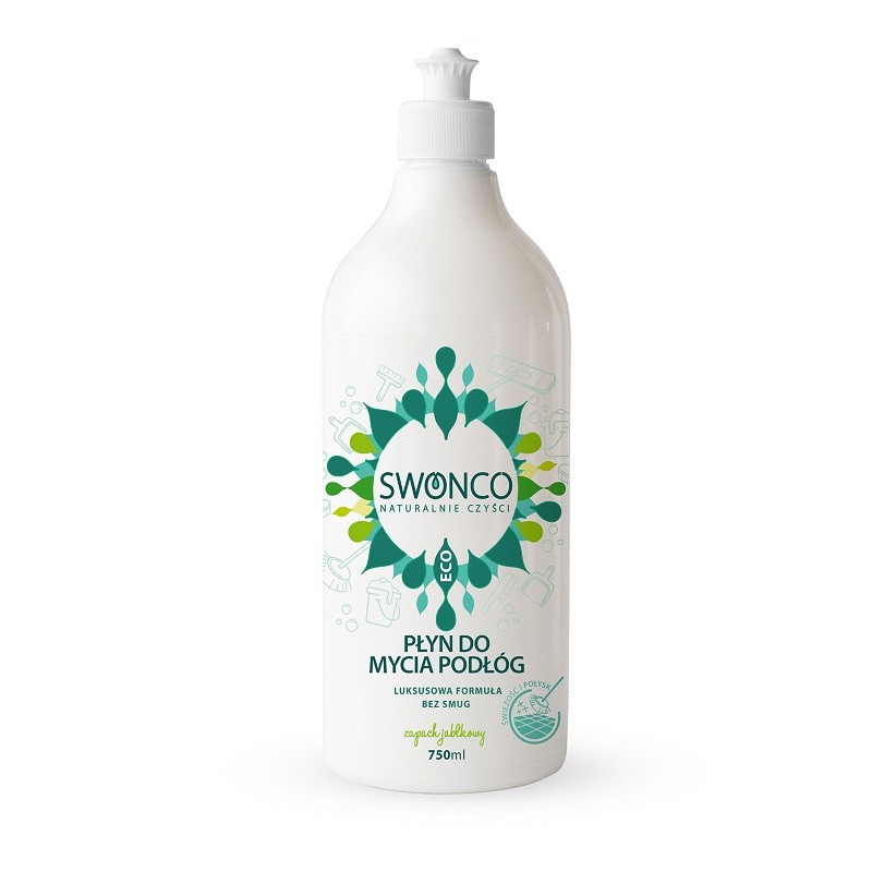 Płyn do mycia podłóg 750ml Swonco zapach jabłkowy