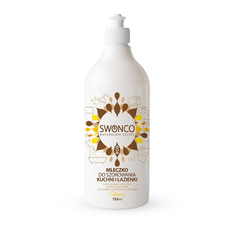 Mleczko do czyszczenia kuchni i łazienki 750ml Swonco